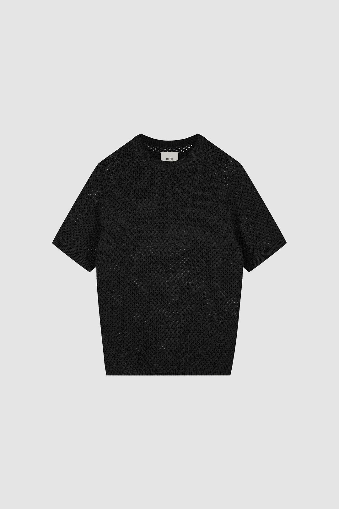 T-shirt au crochet - Noir