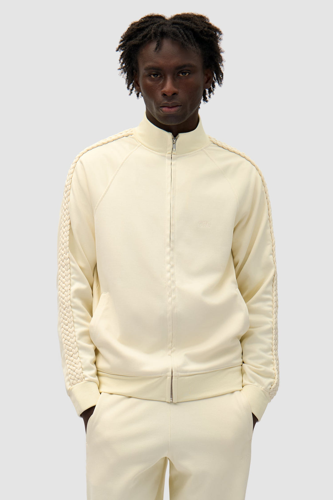 Braided-band jacket - Cream