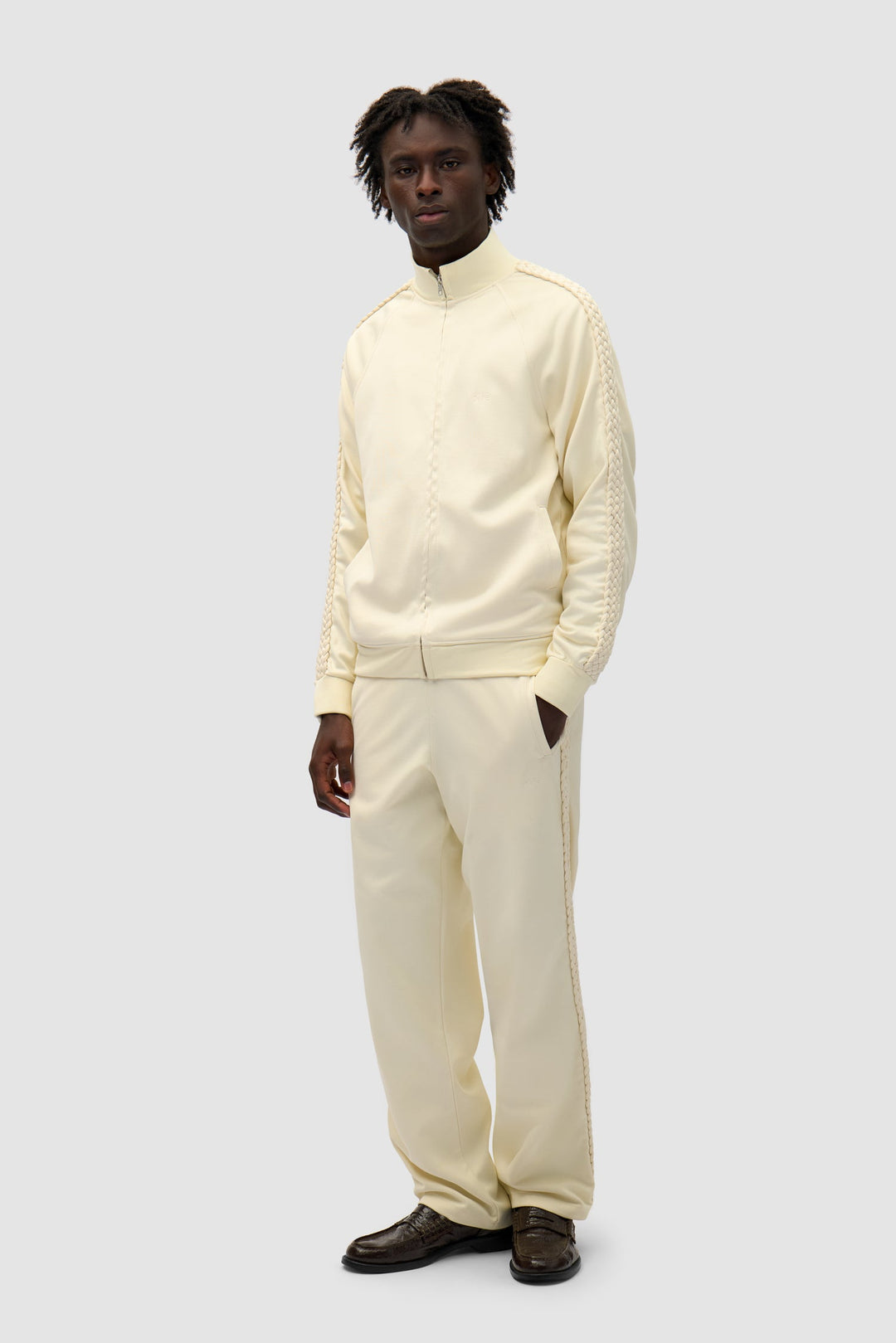 Braided-band jacket - Cream